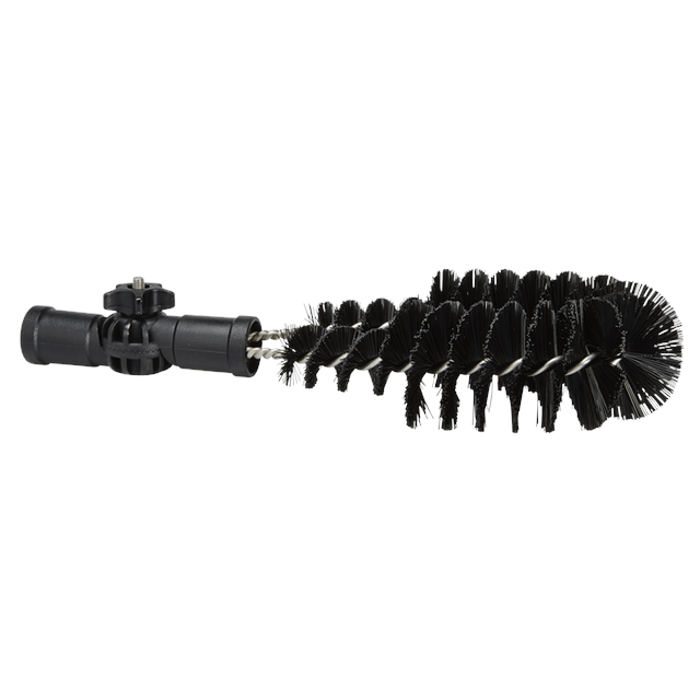 Drain Cleaning Brush, 2.2, 10.8, Stiff, Black 53619