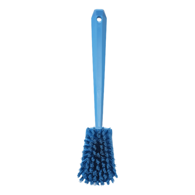 Stiff Bristle Brush 9 Blue