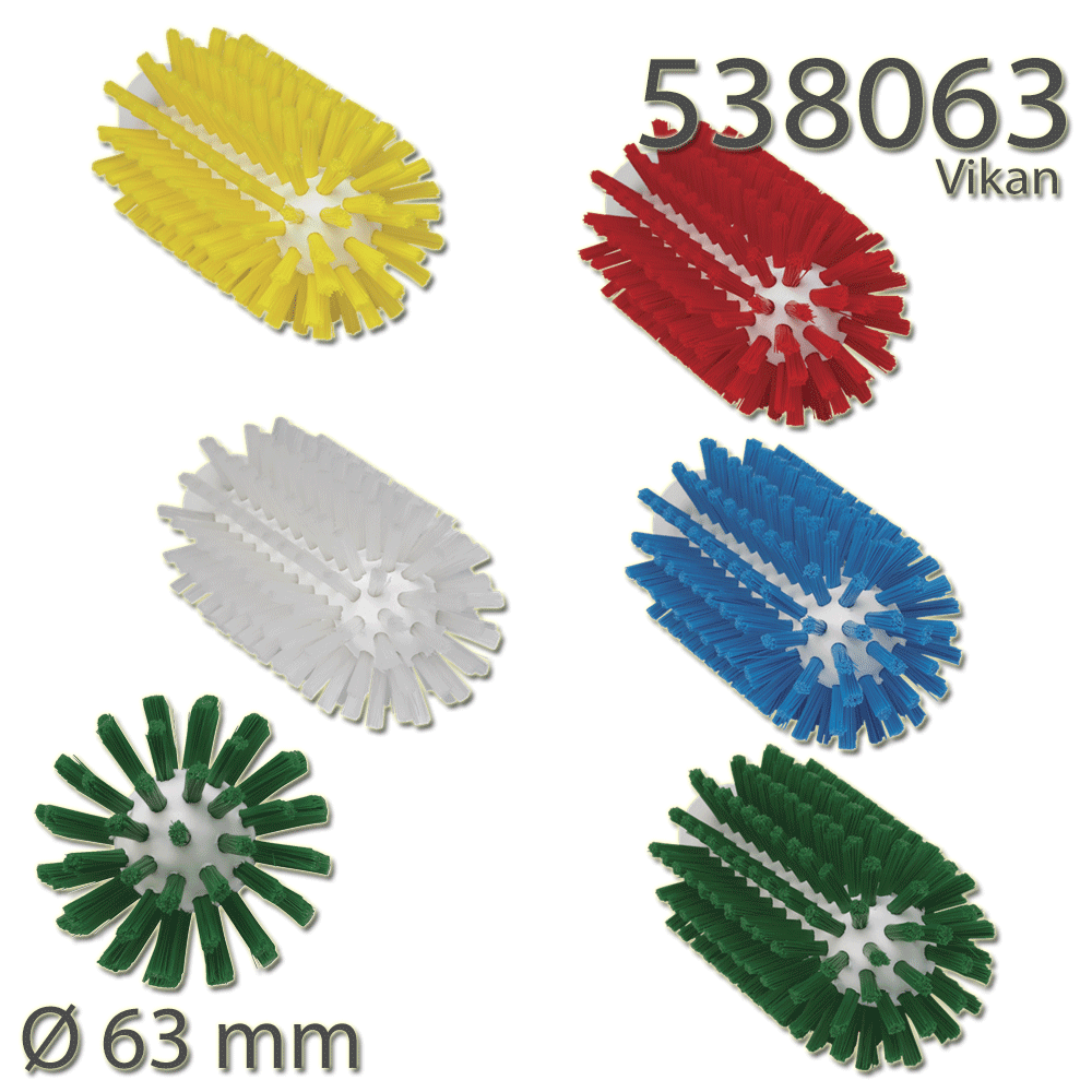 Vikan 538063 Pipe Cleaning Brush f handle 63 mm Hard AAVA