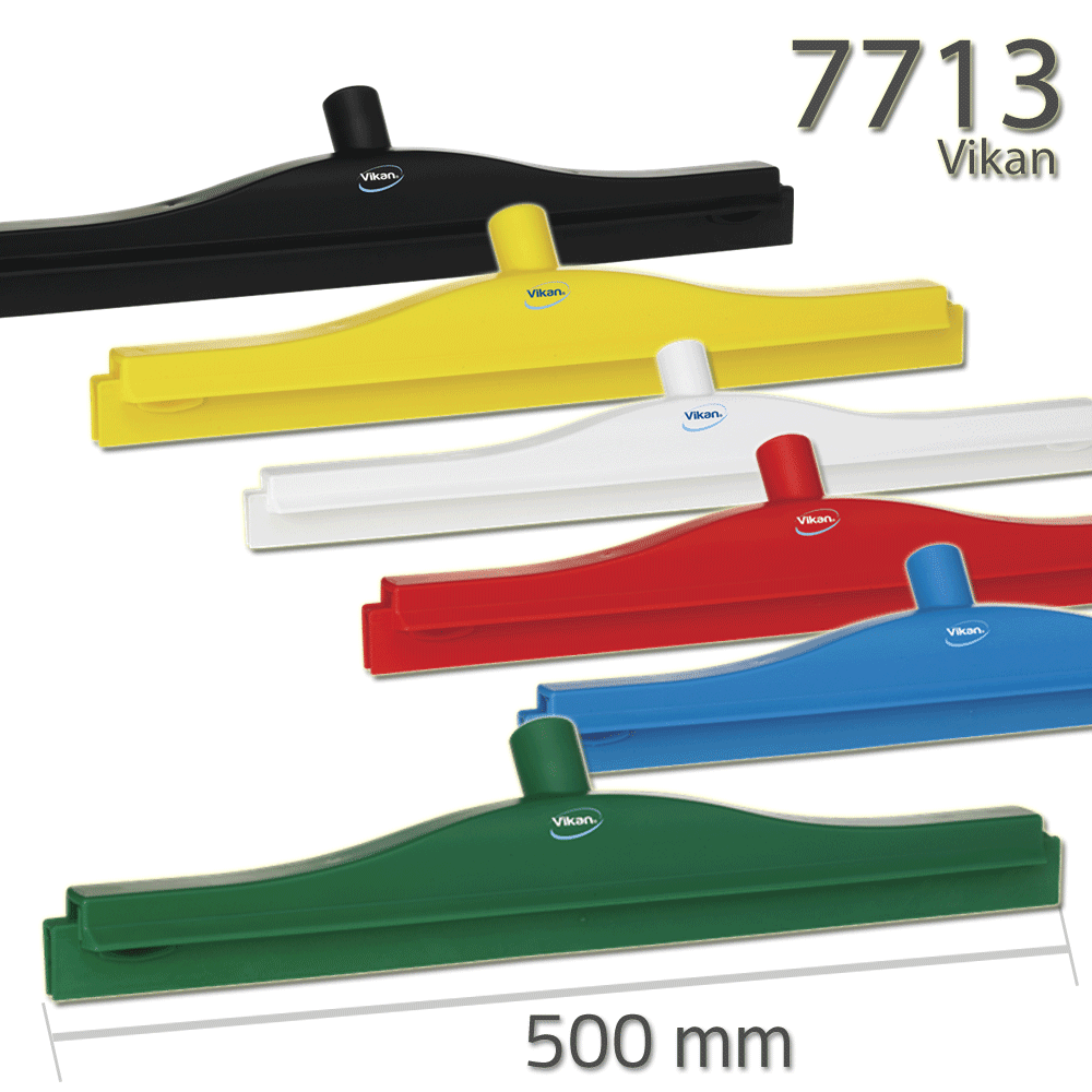 Vikan 7713 Hygienic Floor Squeegee w/replacement cassette 505 mm
