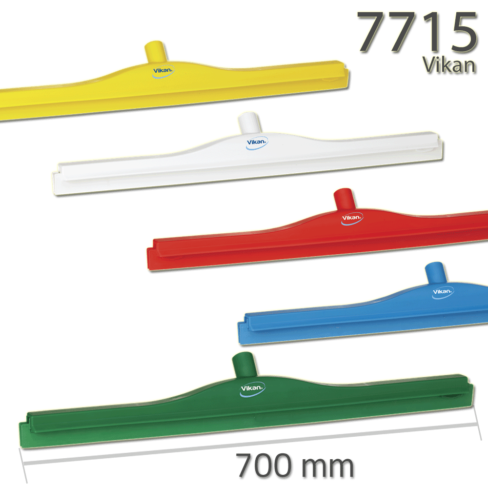 Vikan 7715 Hygienic Floor Squeegee w/replacement cassette 700 mm