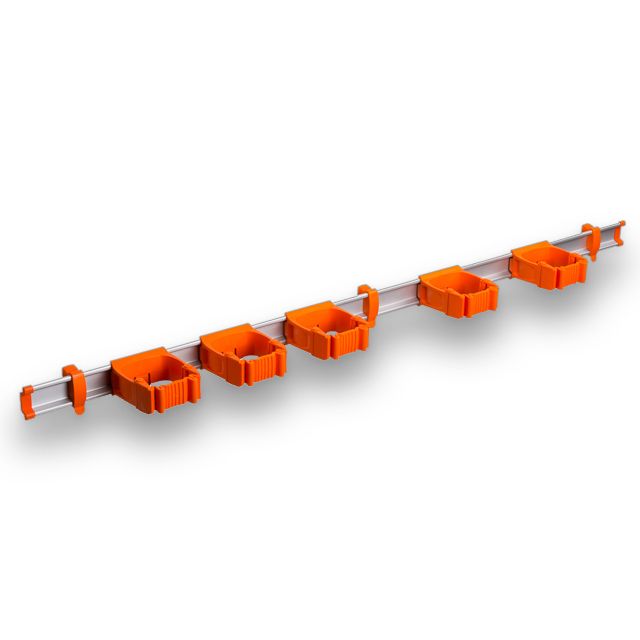 9-5-0 Toolflex One 94 cm Rail with 5 x P-01 Holder - Orange