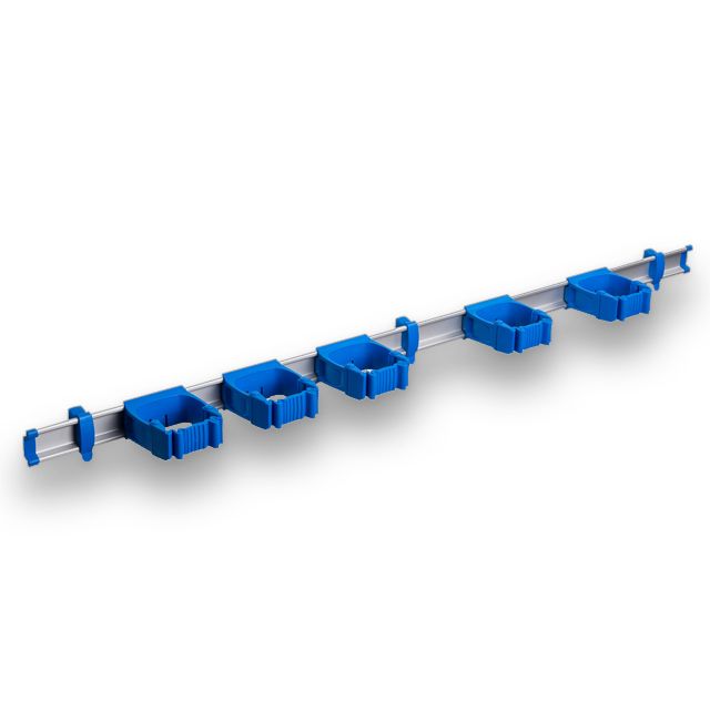 9-5-0 Toolflex One 94 cm Rail with 5 x P-01 Holder - Blue