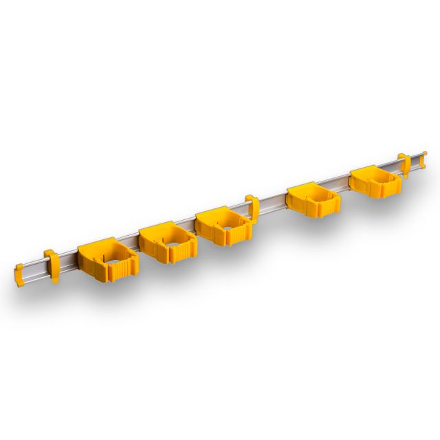 9-5-0 Toolflex One 94 cm Rail with 5 x P-01 Holder - Yellow