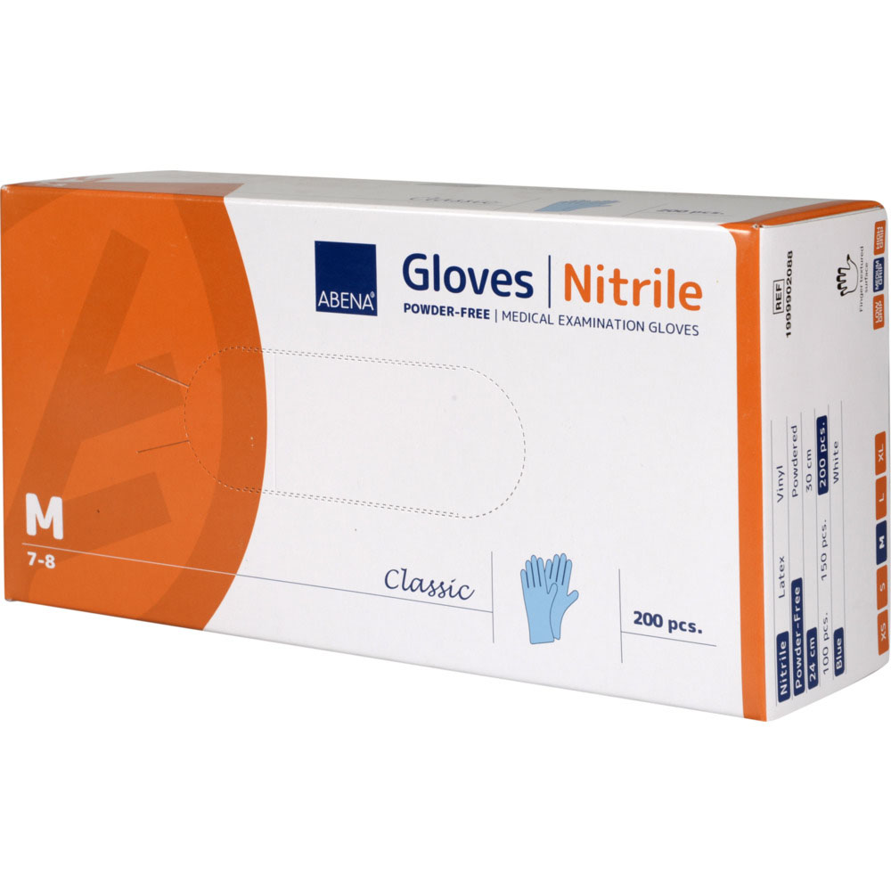 Gants nitrile à Usage Unique non poudrés (boite de 200 pcs