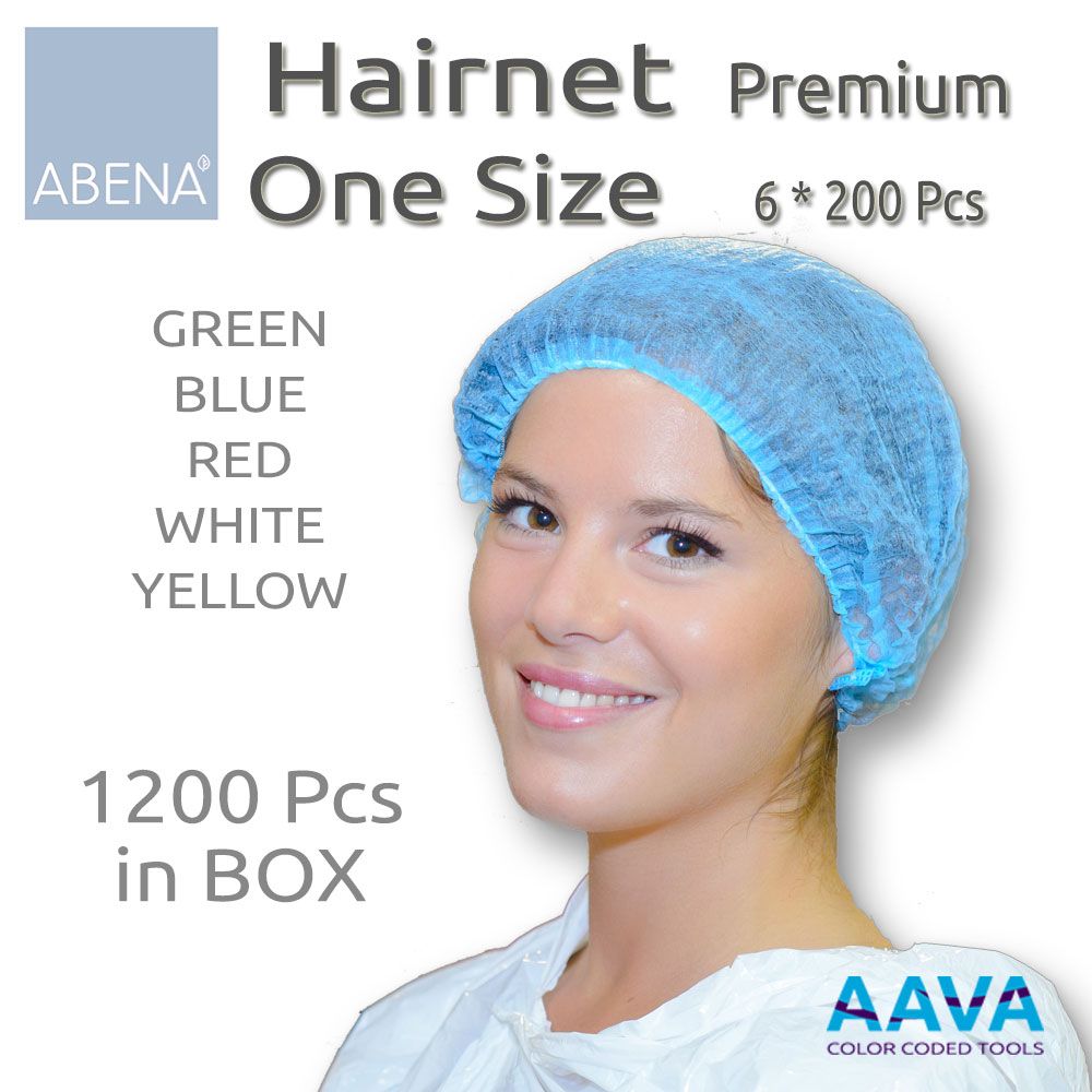 Hairnet PP Non-woven Blue 1200 pcs