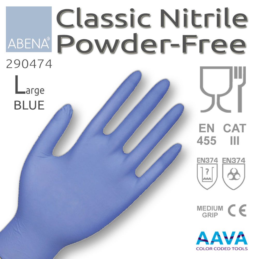 Nitrile Examination Glove Powder-Free Blue L