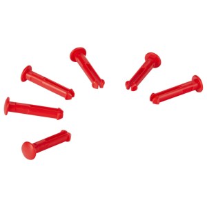 Vikan 10014 Red Spare Pins – Set of 6 for Hi-Flex Wall Bracket System (1011x & 1013x)