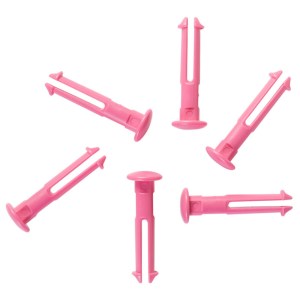Vikan 10011 Pink Spare Pins – Set of 6 for Hi-Flex Wall Bracket System (1011x & 1013x)