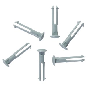 Vikan 100188 Gray Spare Pins – Set of 6 for Hi-Flex Wall Bracket System (1011x & 1013x)