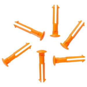 Vikan 10017 Orange Spare Pins – Set of 6 for Hi-Flex Wall Bracket System (1011x & 1013x)