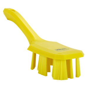 Vikan 41796 UST Hand Brush w/short handle 260 mm Hard Yellow