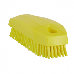 Vikan 64406 Hand Brush S / Nailbrush 130 mm Hard Yellow