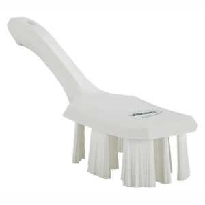Vikan 41795 UST Hand Brush w/short handle 260 mm Hard White