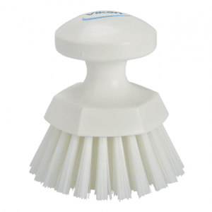 Vikan 38855 Round Hand Scrub Ø110 mm Hard White
