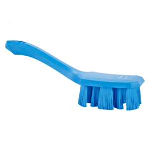 Vikan 41793 UST Hand Brush w/short handle 260 mm Hard Blue