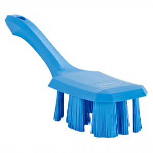 Vikan 41793 UST Hand Brush w/short handle 260 mm Hard Blue