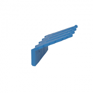 Vikan 6153 Wall Bracket 240 mm Blue