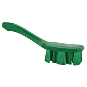 Vikan 41792 UST Hand Brush w/short handle 260 mm Hard Green