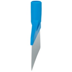Vikan 29093 Scraper with Flexible Steel Blade – 260 mm – Blue