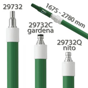 Vikan 2973 Telescopic Waterfed Handle 1615 - 2780 mm Ø32 mm