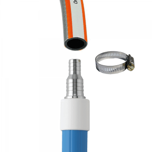 Vikan 29733 Telescopic Waterfed Handle 1615 - 2780 mm Ø32 mm Blue