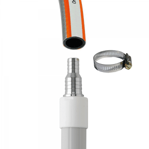 Vikan 29735 Telescopic Waterfed Handle 1615 - 2780 mm Ø32 mm White