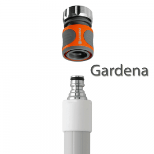 Vikan 2973C5 Telescopic Waterfed Handle 1619 - 2780 mm Ø32 mm White