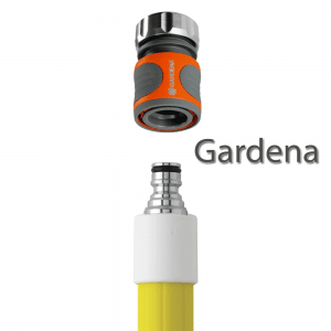 Vikan 2973C6 Telescopic Waterfed Handle 1620 - 2780 mm Ø32 mmYellow