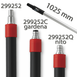 Vikan 299252 Aluminium Handle waterfed Ø31 mm 1025 mm Black