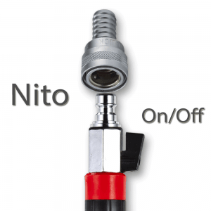 Vikan 299552Q Aluminium Handle waterfed Q-coupling + on/off Ø31 mm 1575 mm
