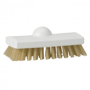 Vikan 47535 Scrubbing Brush - heat resistant filaments 150 mm Hard White