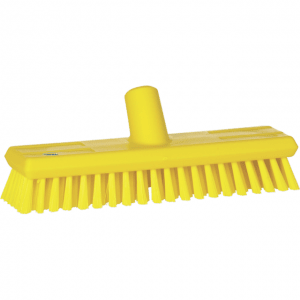 Vikan 70436 Deck Scrub waterfed 270 mm Medium Yellow