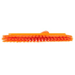 Vikan 31037 Dustpan Broom with Angled Thread – 250 mm – Orange