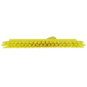 Vikan 31036 Dustpan Broom with Angled Thread – 250 mm – Yellow