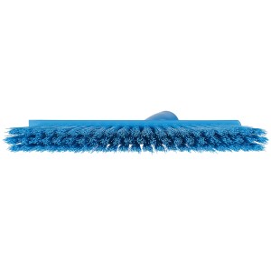 Vikan 31033 Dustpan Broom with Angled Thread – 250 mm – Blue