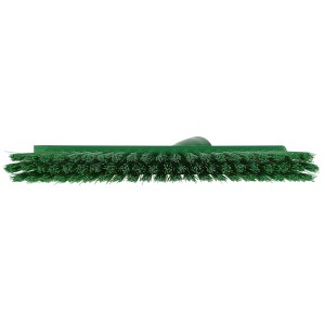 Vikan 31032 Dustpan Broom with Angled Thread – 250 mm – Green