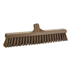 Vikan 317466 Broom 410 mm  Soft/hard Brown