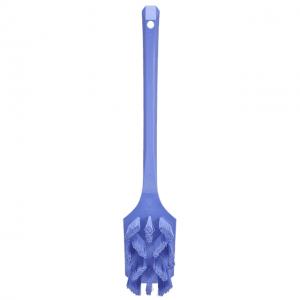 Vikan 41968 UST Hand Brush w/long Handle 395 mm Hard Purple