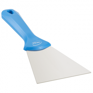 Vikan 40093 Stainless Steel Hand Scraper 100 mm Blue