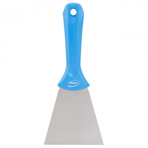 Vikan 40093 Stainless Steel Hand Scraper 100 mm Blue