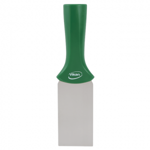 Vikan 40102 Stainless Steel Scraper with Threaded Handle 50 mm Green