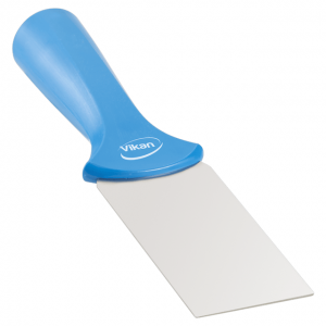 Vikan 40103 Stainless Steel Scraper with Threaded Handle 50 mm Blue