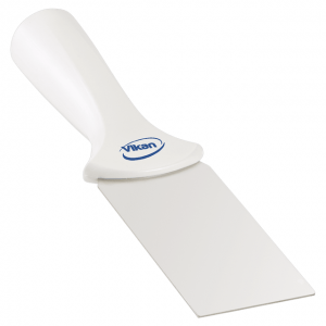 Vikan 40105 Stainless Steel Scraper with Threaded Handle 50 mm White