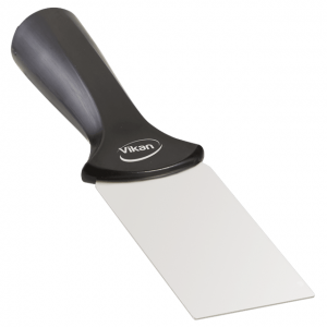 Vikan 40109 Stainless Steel Scraper with Threaded Handle 50 mm Black