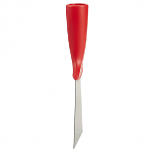 Vikan 40114 Stainless Steel Scraper with Threaded Handle 100 mm Red