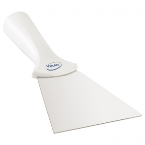 Vikan 40115 Stainless Steel Scraper with Threaded Handle 100 mm White