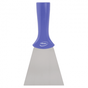 Vikan 40118 Stainless Steel Scraper with Threaded Handle 100 mm Purple