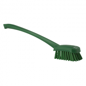 Vikan 41862 Washing Brush with long handle 415 mm Hard Green