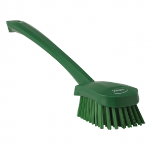 Vikan 41862 Washing Brush with long handle 415 mm Hard Green